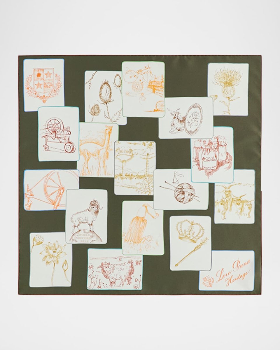 Heritage Silk Twill Foulard Scarf